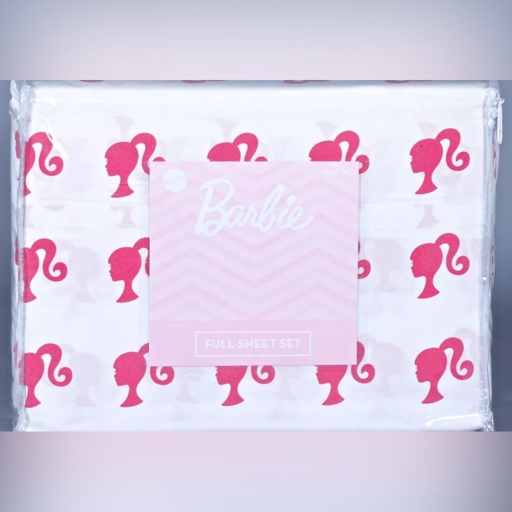 Barbie Movie FULL Sheet Set 100% Cotton NEW